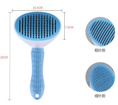 China Fur Viable Hair Dog Cleaning Grooming Shedding Thick Thin Dog Cat Pin Brush Comb Tools for sale