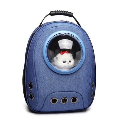 China Pet Backpack Pet Supplies Travel Breathable Space Cover Bag Stored Outdoor Pet Cat and Dog Backpack for sale