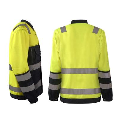 China Reflective Safety Reflective Jacket Winter Logo Water Proof Jacket Safety Reflective Jackets for sale