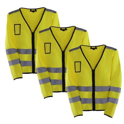 China High Quality Hot Sale Safety Water Proof Jacket Reflective Vest Safety Flashing Vest for sale