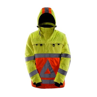 China High Visibility Water Proof Reflective Vest Jacket Reflective Safety Clothing for sale