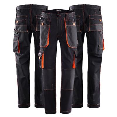 China 80% Polyester 20% Cotton Men Working Pants Workwear Cargo Construction Work Trousers for sale