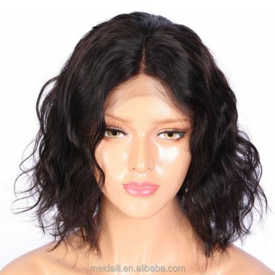 China Can Be Colored And Changed Virgin Brazilian Wig Short Deep Wave 360 ​​Hairstyle Hair Curl Design Full Lace Wig With Baby Hair for sale