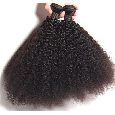 China Wholesale Natural Type 4a 4b 4c Curly Cuticle Virgin Remy Kinky Curly Bundles Extension Hair for sale