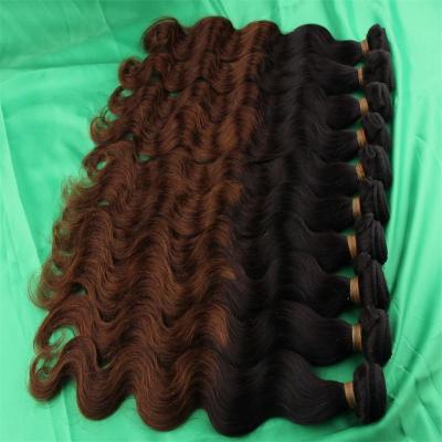 China Indian Virgin Hair Three Tone Ombre Color Body Wave Hair Bundles Temple Virgin Body Wave Hair Wholesale Vendors for sale