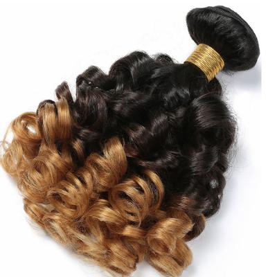 China Can Be Colored And Changed Brazilian Bouncy Remy Hair Design Tone Virgin Human Hair Bundles Curly Hair 3 1B/4/27 Ombre for sale