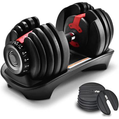 China Universal Adjustable Dumbbell Set For Gym Fitness Equipment for sale