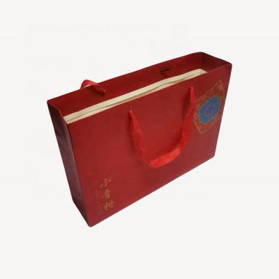 China 12282022 Multiple Use Recyclable Premium Paper Bags SYB Series Varnishing Ivory Board For Shop Selling Newsagent Bag for sale