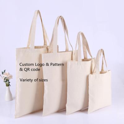 China Wholesale Fashion Eco-Friendly Customized Cotton Canvas Full Color Blank Buying Printing Tote Bags With Low MOQ for sale