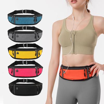 China Water Proof Fashion Waist Bag Gym Sports Belt Pouch Cell Phone Case Men Women Running Fanny Packs Waist Bags Running Waist Pack for sale