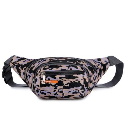 China Multifunctional Water Proof Custom Waterproof Camouflage Waist Bag Cross - Body Fanny Pack For Man Boys for sale