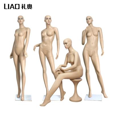 China Other Skin Fiberglass Makeup Sexy Female Mannequin With Stand for sale