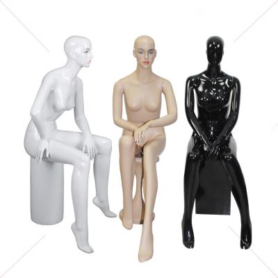 China Maternity Realistic Female Fiberglass Resting Sexy Mannequin for sale