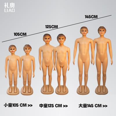 China Full Body Stand Doll Plus Child Size Cheap Plastic Baby Mannequins For Dressing Display for sale