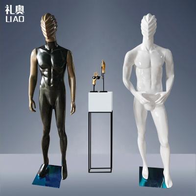 China Full Body Stand Mannequin Men Fiberglass Full Body Stand Hot Selling Plus Size Adults Fiberglass Body for sale