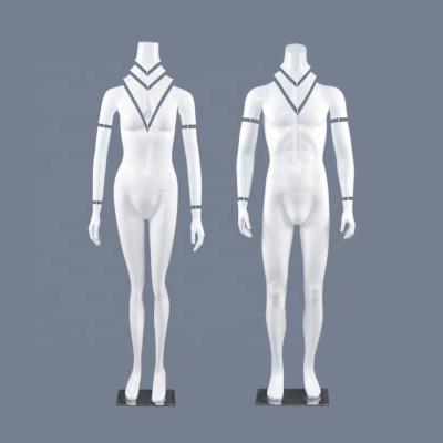 China Other Standing Movable 3D Half Body Invisible Photography Mannequin for sale