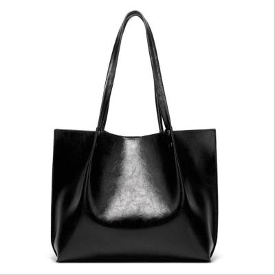 China Factory Wholesale Luxury Leisure Women Bags Trim PU Leather Tote Ladies Bags Women Leather Handbags Latest Brand Quality Big Fashion for sale