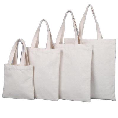 China Custom Logo Size Folding Eco-Friendly Reusable Recycled Women Tote Cotton Canvas Bag 8oz 10oz 12oz Handled Shopping Cotton Carry Bags for sale