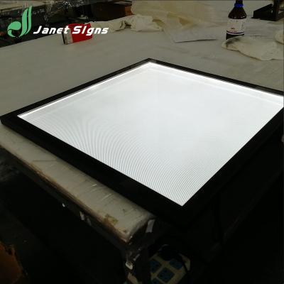 China Shopping Mall High Quality Aluminum Frame Magnetic Slim Led Light Box Lobby Advertising for sale