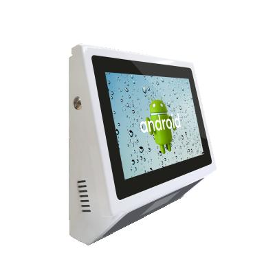 China Aluminum+Metal Small Size Winson WIN28T-8 8.0 Inch Touch LCD Screen POS System With 2D QR Code Barcode Scanner for sale