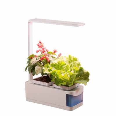 China Wood Electric Mobile Desk Grow Light Arm Plant Pods Gift Salad Smart Home Led Dimming for sale