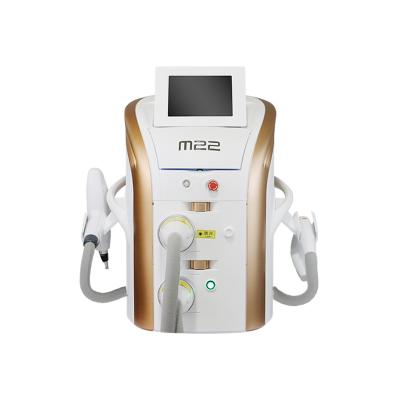 China Newest Dye Removal Cheap IPL Machine Laser Hair Removal M22 IPL With 4 In 1 OPT NdYag Resurfx Q Switched ND Yag Laser Beauty Machine for sale