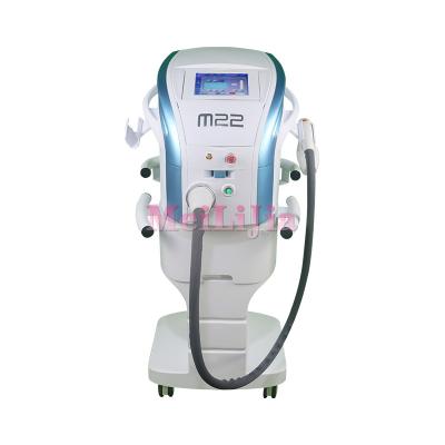 China Dye Removal IPL Machine Laser Hair Removal M22 IPL With 4 In 1 OPT NdYag Resurfx ND Yag Laser Q Switched Beauty Machine for sale