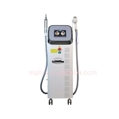 China Skin Tightening Newest Free Shipping Cheap 2 in 1 Ndyag Q Multifunctional Switch Pico Tattoo Removal and 808 nm Diode Laser Hair Removal Machine for sale