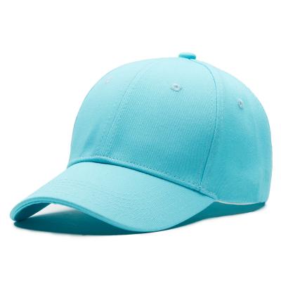 China COMMON professional manufacturing simple blue custom made baseball cap for sale