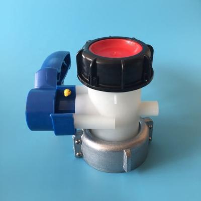 China General Plastic Butterfly Valve DN50 75MM With Metal Clamp For IBC Packings Tank for sale