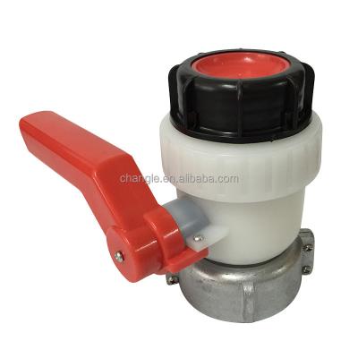 China General plastic ball valve DN50 for IBC tank for sale