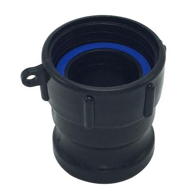 China camlock 2inches quick coupling plastic adapter for IBC tank IBC container reduction for sale