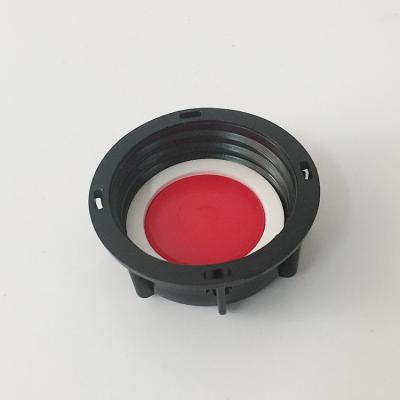 China Non Spill IBC Valve Covers 80mm Plastic Caps Black Or White Cap for sale