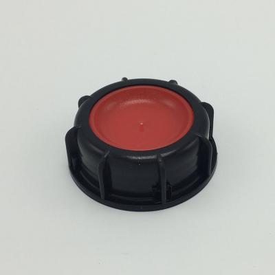 China Non Spill 2 Inch 60mm Thread S60x6 Plastic Cap For IBC 1000L Tank Valve for sale