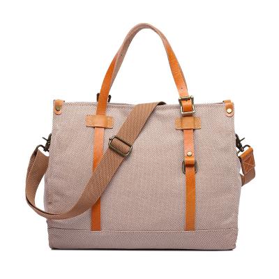 China YD-2509 Lady Fashion Felt Shoulder Lady Vintage Custom Leather and Canvas Bag for sale