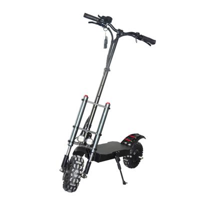 China Fashion portable off-road two wheel 11 inch folding double electric scooter 65KM/hr 3200w*2 2800w*2 scooter 128*36*53CM for sale