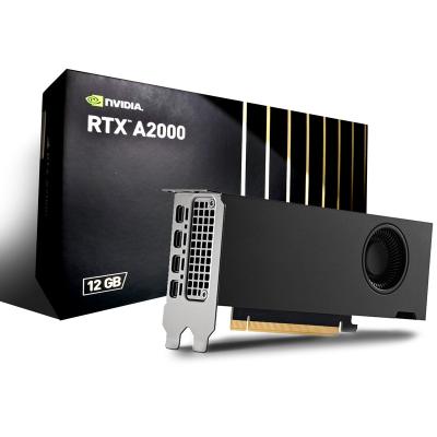 China Stock Wholesale Desktop RTX A2000 GPU for nvidia 6 gb GDDR6 42mh/s best price graphics card gpu rtx a2000 12gb for sale