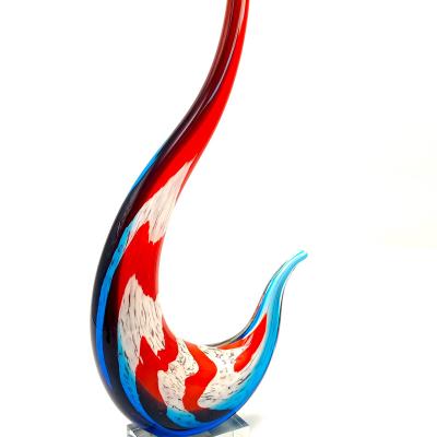 China Europe/North America/Aus/Tabletop Home Decor Splendid Art Nouveau Abstract Glass Figurine for sale