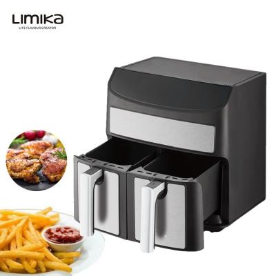 China Newest Electrodomesticos Hotel 2022 Double Sale Amazon Fritadeira Eletrica Large Capacity Digital Multifunctional Hot Air Fryer for sale