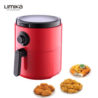 China Multifunctional Hotel 3.5l Air Cooking Fryer Wholesale Oil Less Commercial Household Air Fryer Red Air Fryer for sale