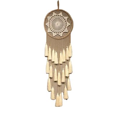 China Handmade Decoration Bohemian Home Accessories Wall Decor Dreamcatcher Bohemian Hanging Ring for Living Room Bedroom and Garden for sale