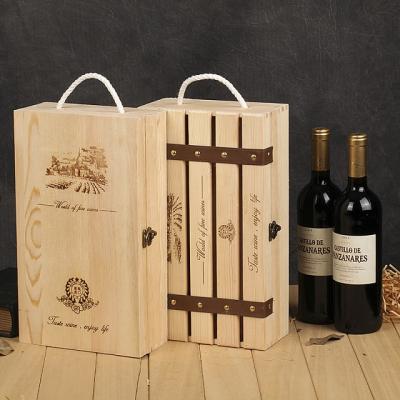 China Europe Cheap Wholesale Wooden Wine Boxes for sale