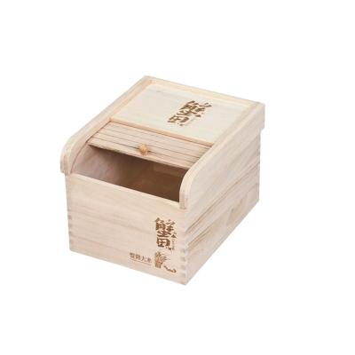 China 2017 New Style Handmade Wooden Freshness Preservation Rice Storage Box for sale