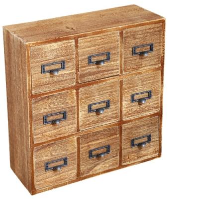 China Office Home Handmade Natural Wood Small Storage Cabinet for sale