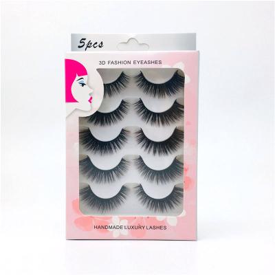 China Factory Price Natural Mink Eyelashes Private Label Brand False Eyelashes Wholesale Seller for sale