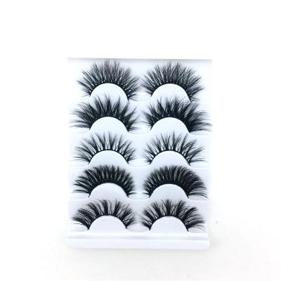 China Natural Wholesale Hot Sale Long Fiber 5d Handmade Silk Eyelashes With Custom Eyelash Packaging for sale