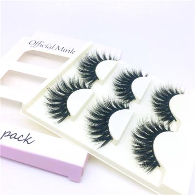 China Handmade Mink Eyelashes Wholesale Custom Long Natural Mink Eyelashes for sale