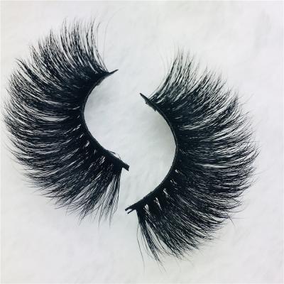 China Luxury High Quality Best Selling Natural 3D Long Strip Mink Lashes 25mm Fake Lashes for sale