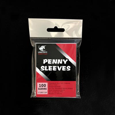 China PCS-033 1000pcs Soft Trading Cards Sleeves Penny Sleeves Trading Card For Baseball Cards And Other Sports Cards for sale