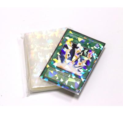 China 2020 NEW ARRIVAL 500PCS 61X88MM TGC Game Accessories HOLOGRAM YUGIOH PERFECT CARD FIT SLEEVES, holographic card sleeves for sale